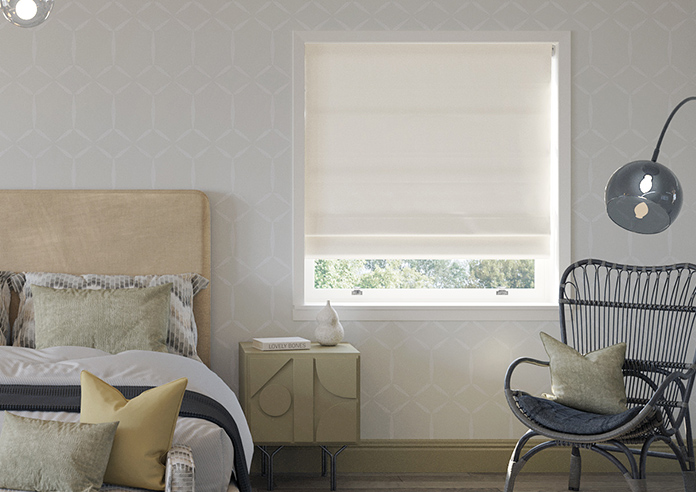Calvert, Snow - Twist&Fit Roman Blind - Image 3